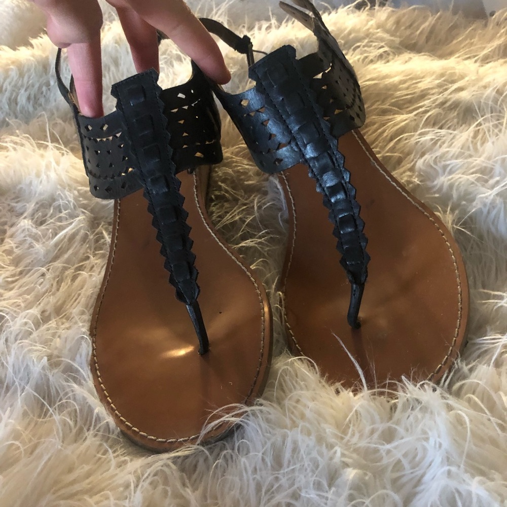 Franco Sarto Black Wedges